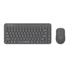 Комплект клавиатура + мышь A4TECH FSTYLER FG3200 Air2 клав:серый мышь:серый USB беспроводная slim Multimedia (FG3200 AIR2 GREY)